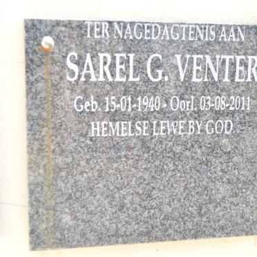 VENTER Sarel G. 1940-2011