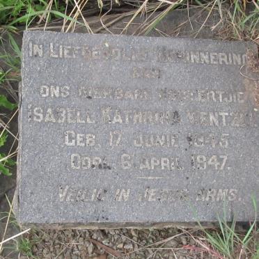 WENTZEL Isabella Kathrina 1945-1947