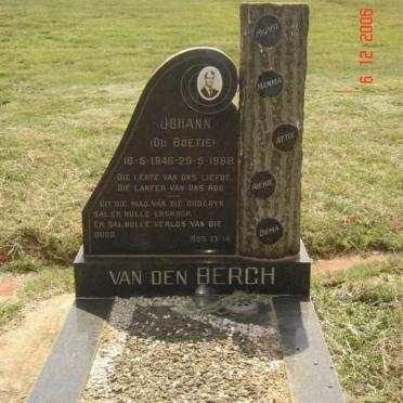 BERGH Johann, van den 1946-1968