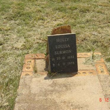 SURMON Holly Louisa 1882-1978