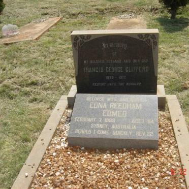 EDMED Francis George 1899-1972 :: EDMED Edna Reedham -1988