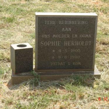 HERHOLDT Sophie 1905-1990