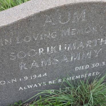RAMSAMMY Soorikumarthi 1944-1982