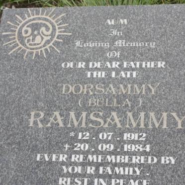 RAMSAMMY Dorsammy 1912-1984