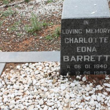 BARRETT Charlotte Edna 1940-1983