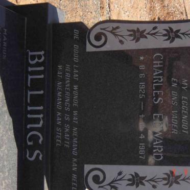 BILLINGS Charles Edward 1925-1987