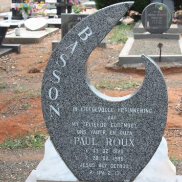 BASSON Paul Roux 1920-1986