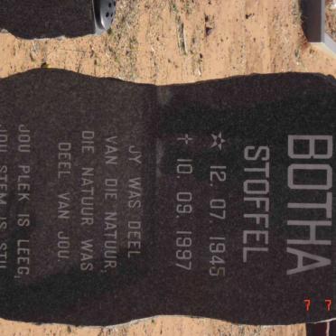 BOTHA Stoffel 1945-1997