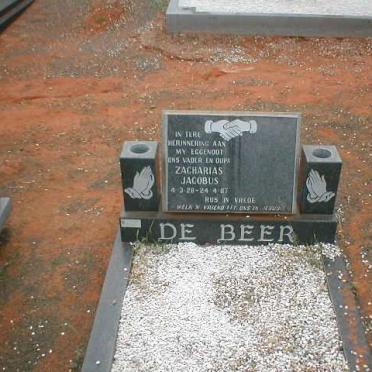 BEER Zacharias Jacobus, de 1928-1987