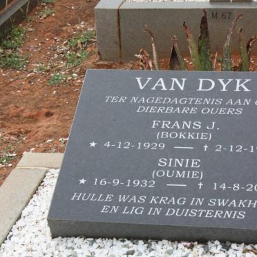 DYK Frans J., van 1929-1987 &amp; Sinie 1932-2009