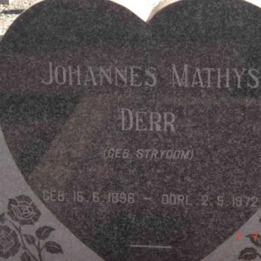 DERR Johannes Mathys nee STRYDOM 1896-1972