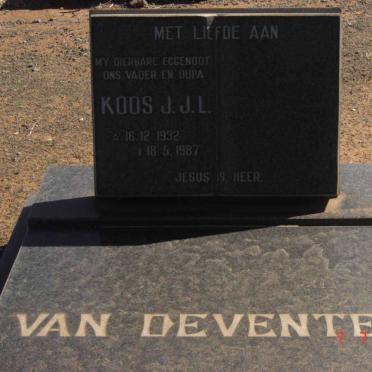 DEVENTER J.J.L., van 1932-1987