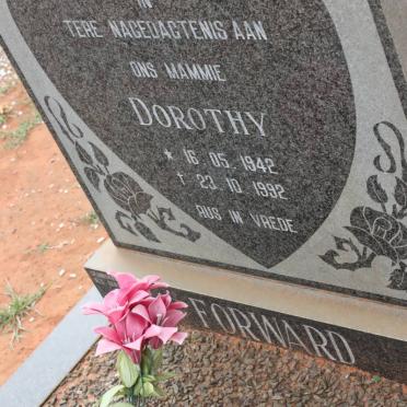 FORWARD Dorothy 1942-1992