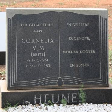 HEUNIS Cornelia M.M. nee BRITS 1961-1983
