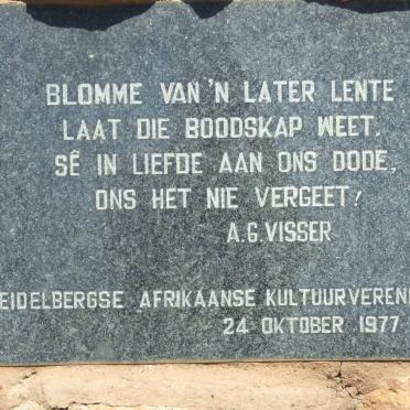 ABW Memorial / ABO Gedenksteen
