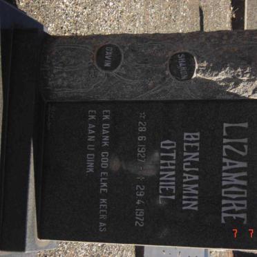 LIZAMORE Benjamin Othniel 1927-1972