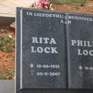 LOCK Phillip 1923- &amp; Rita 1933-2007