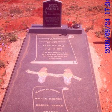 NEL Lukas M.J. 1929-1996 &amp; Susie 1935-2001