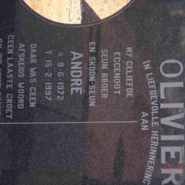 OLIVIER Andre 1972-1997