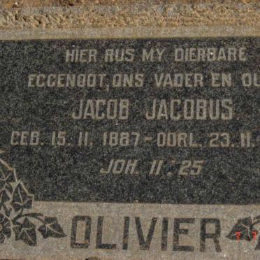OLIVIER Jacob Jacobus 1887-1960