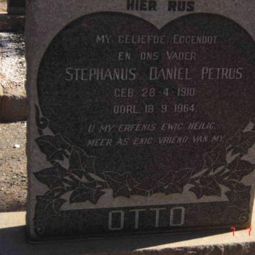 OTTO Stephanus Daniël Petrus 1910-1964