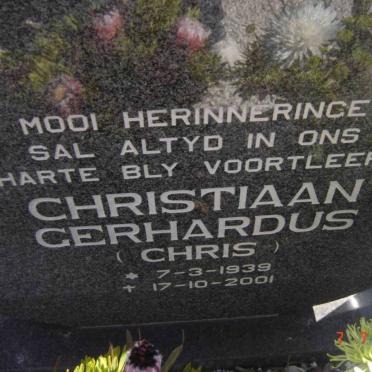PREEZ Christiaan Gerhardus, du 1939-2001 &amp; Janet Harriet 1941-