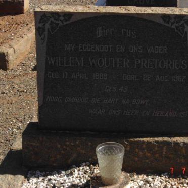 PRETORIUS Willem Wouter 1888-1962 &amp; Maria Aletta MARE 1891-1978