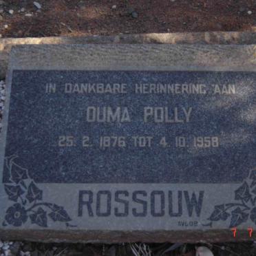 ROSSOUW Polly 1876-1958
