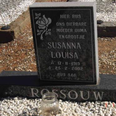ROSSOUW Susanna Louisa 1919-2002