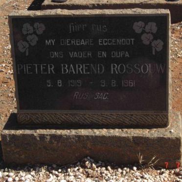 ROSSOUW Pieter Barend 1919-1961