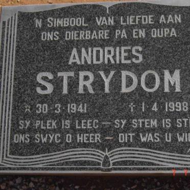 STRYDOM Andries 1941-1998