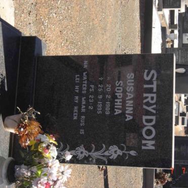STRYDOM Casparus Johannes 1907-1981 &amp; Susanna Sophia 1909-1995