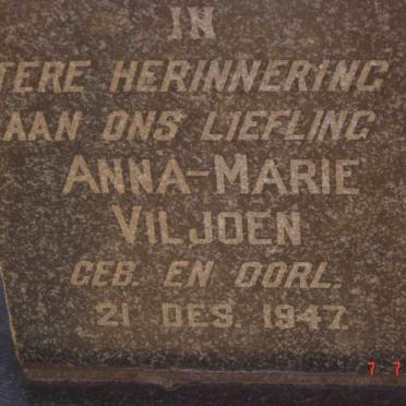 VILJOEN Anna-Marie 1947-1947