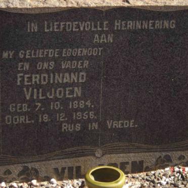 VILJOEN Ferdinand 1884-1956