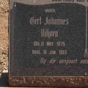 VILJOEN Gert Johannes 1875-1953