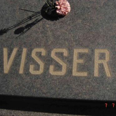 VISSER Carel Pieter 1926-1991 &amp; Anna Sophia 1925-1994