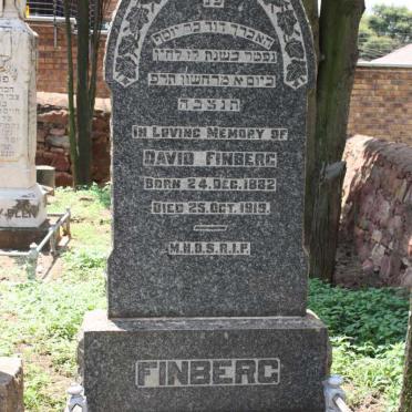 FINBERG David 1882-1915