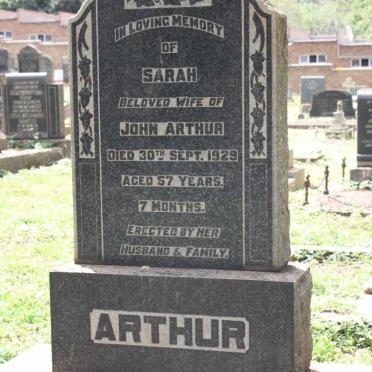 ARTHUR Sarah -1929