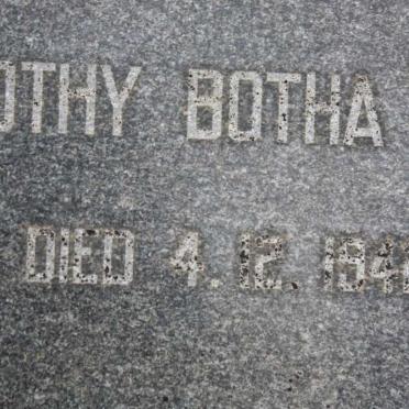 BOTHA Maria Dorothy 1857-1942