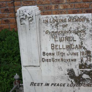 BELLINGAN Lionel 1924-1935