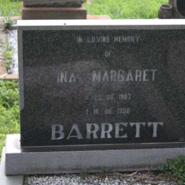 BARRETT Ina Margaret 1907-1990