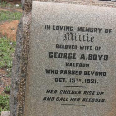 BOYD Millie -1921