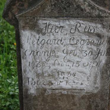 CRONJE Helgard Legrange 1938-1938