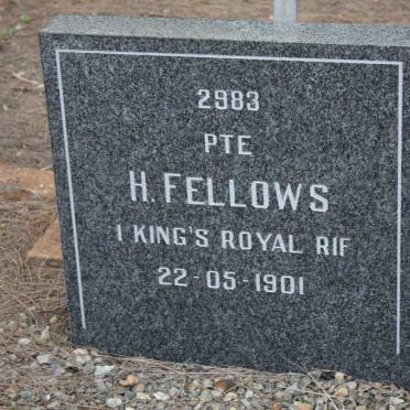 FELLOWS H. -1901