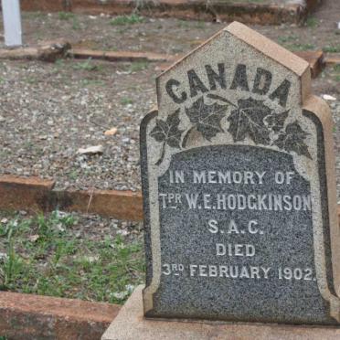 HODGKINSON W.E. -1902