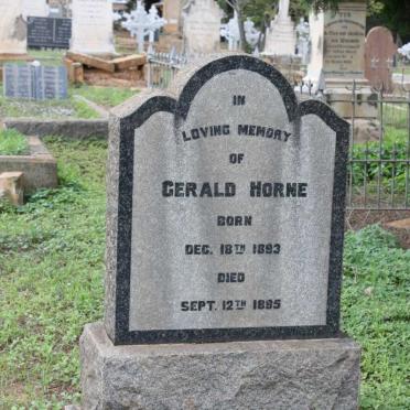 HORNE Gerald -1893-1895