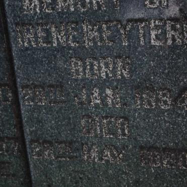 JAEGER Irene nee KEYTER 1884-1960