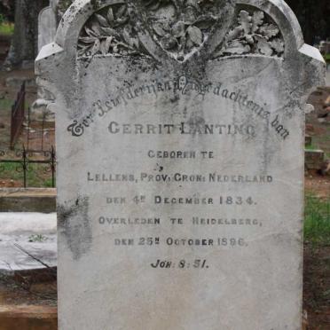 LANTING Gerrit 1834-1896