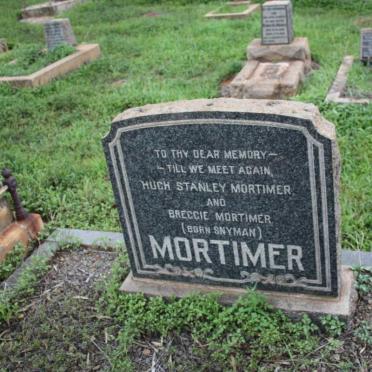 MORTIMER Hugh Stanley &amp; Breggie SNYMAN