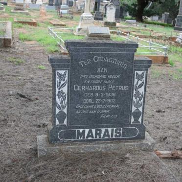 MARAIS Gerhardus Petrus 1836-1902